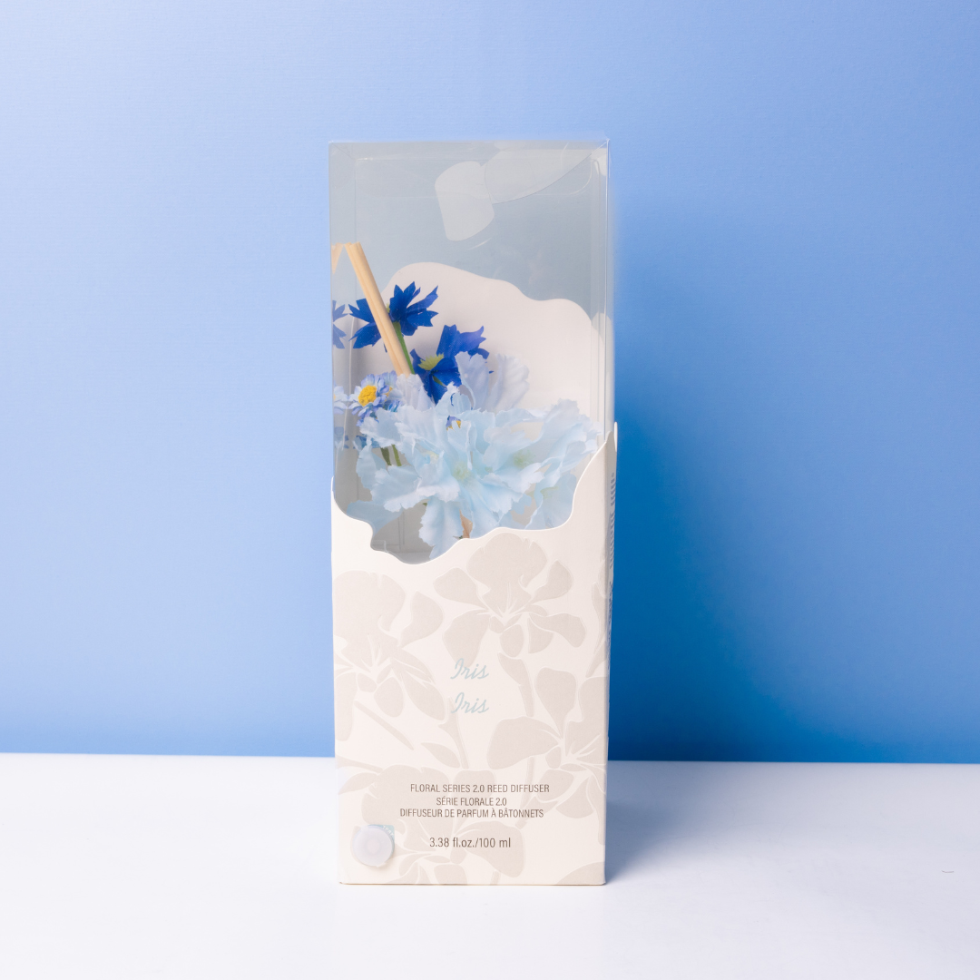 MINISO FLORAL SERIES 2.0 REED DIFFUSER(IRIS,100ML) 2015652312102 SCENT DIFFUSER