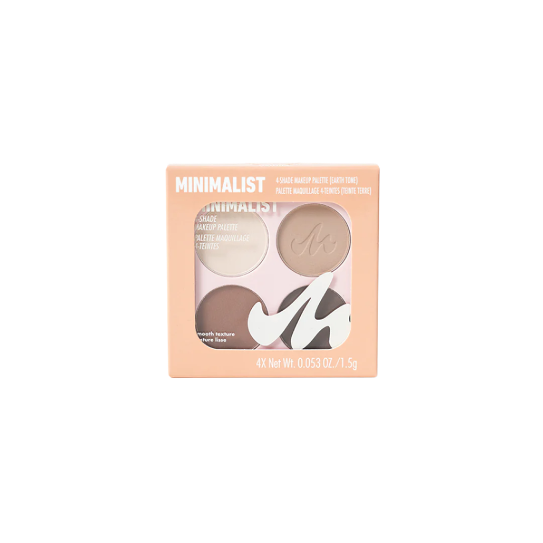 MINISO MINIMALIST 4-SHADE MAKEUP PALETTE(EARTH TONE) 2017418911109 EYESHADOW