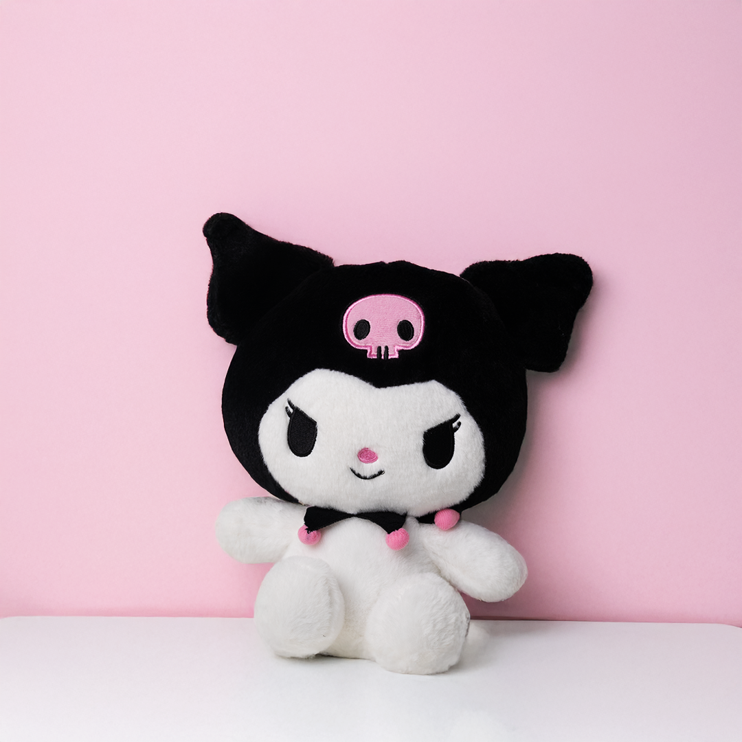 MINISO SANRIO CHARACTERS COLLECTION 10IN. SITTING PLUSH TOY(KUROMI) 2019260112109 IP PLUSH