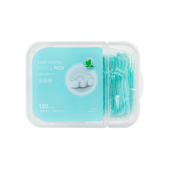 MINISO SUPER VALUE FAMILY PACK MINT DENTAL FLOSSERS (180 PCS) 1200036611 DENTAL FLOSS