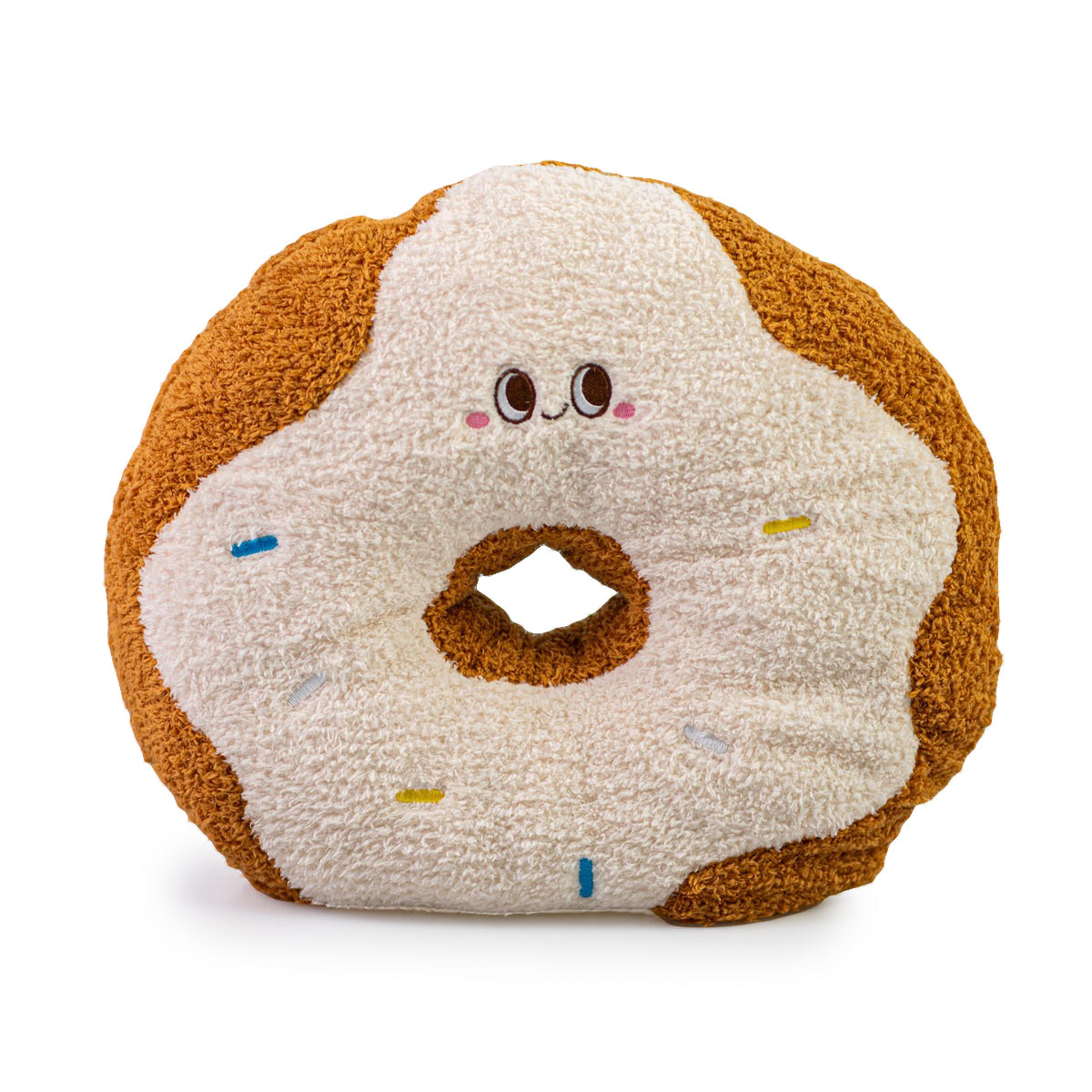MINISO HAPPY FOODS COLLECTION 14IN. DONUT PLUSH TOY (NUDE COLOR) 2014287210104 REGULAR PLUSH