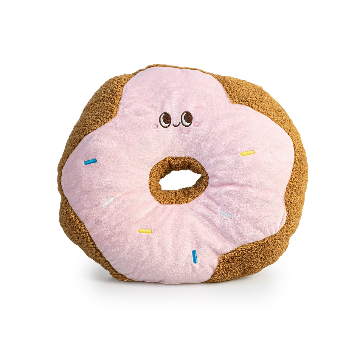 MINISO HAPPY FOODS COLLECTION 14IN. DONUT PLUSH TOY (PINK) 2014287211101 REGULAR PLUSH