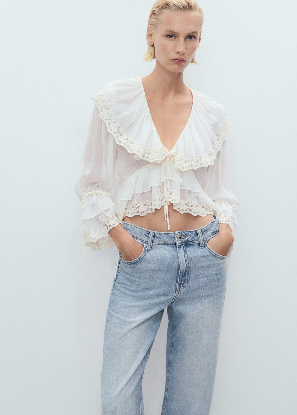 MANGO DANILA 17001207-TM MANGO WOMEN DENIM JEANS