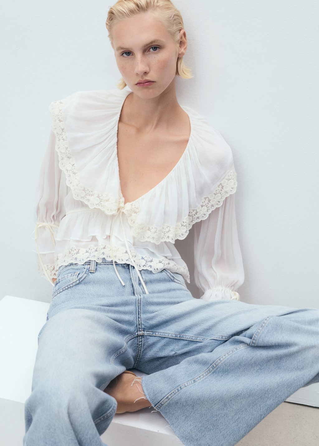 MANGO DANILA 17001207-TM MANGO WOMEN DENIM JEANS