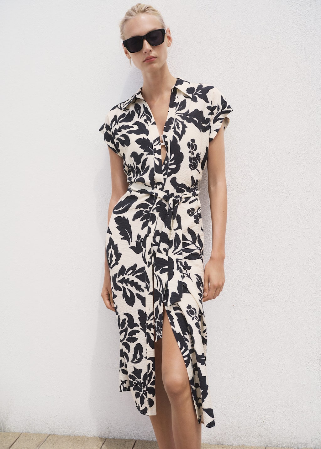MANGO APPLE 17002538-02 MANGO WOMEN DRESS FULL LENGTH