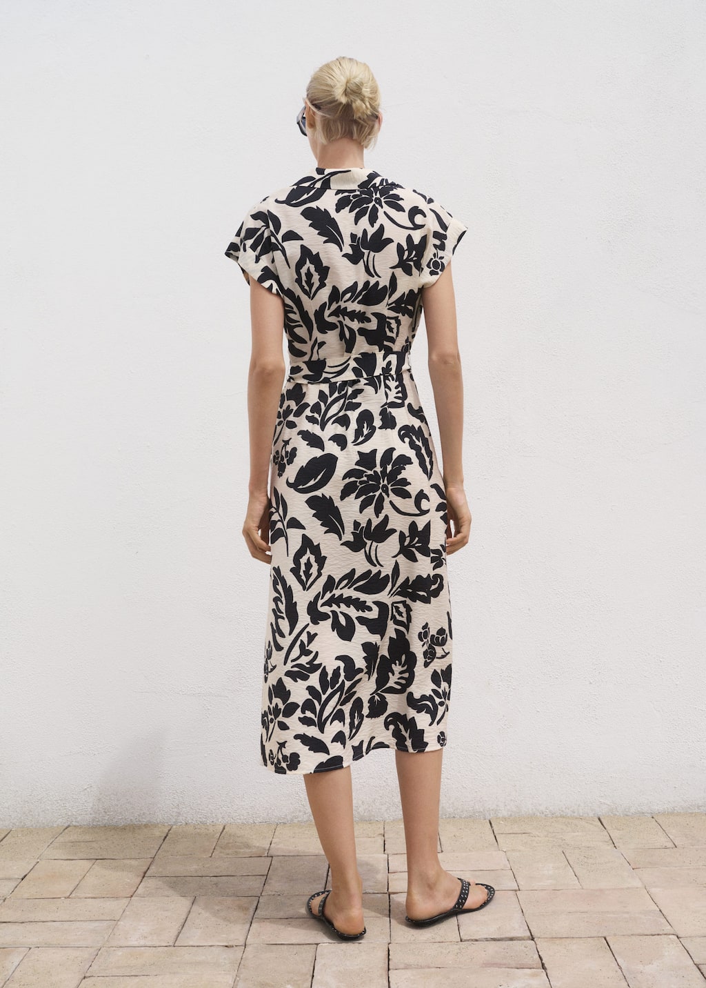 MANGO APPLE 17002538-02 MANGO WOMEN DRESS FULL LENGTH