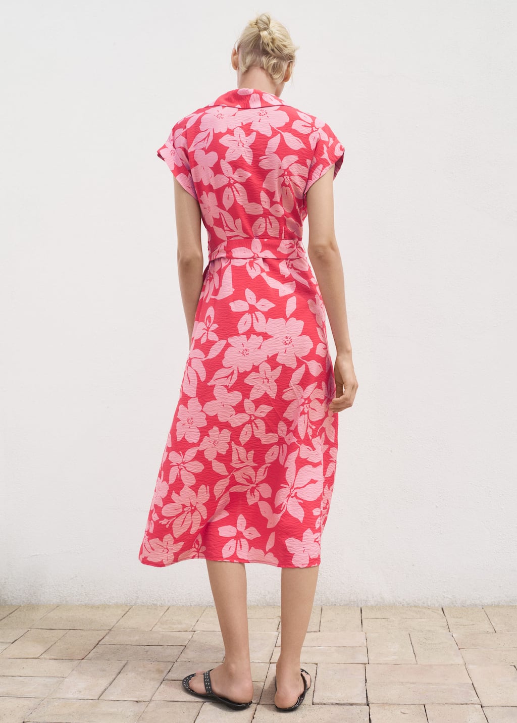 MANGO APPLE 17002538-88 MANGO WOMEN DRESS FULL LENGTH