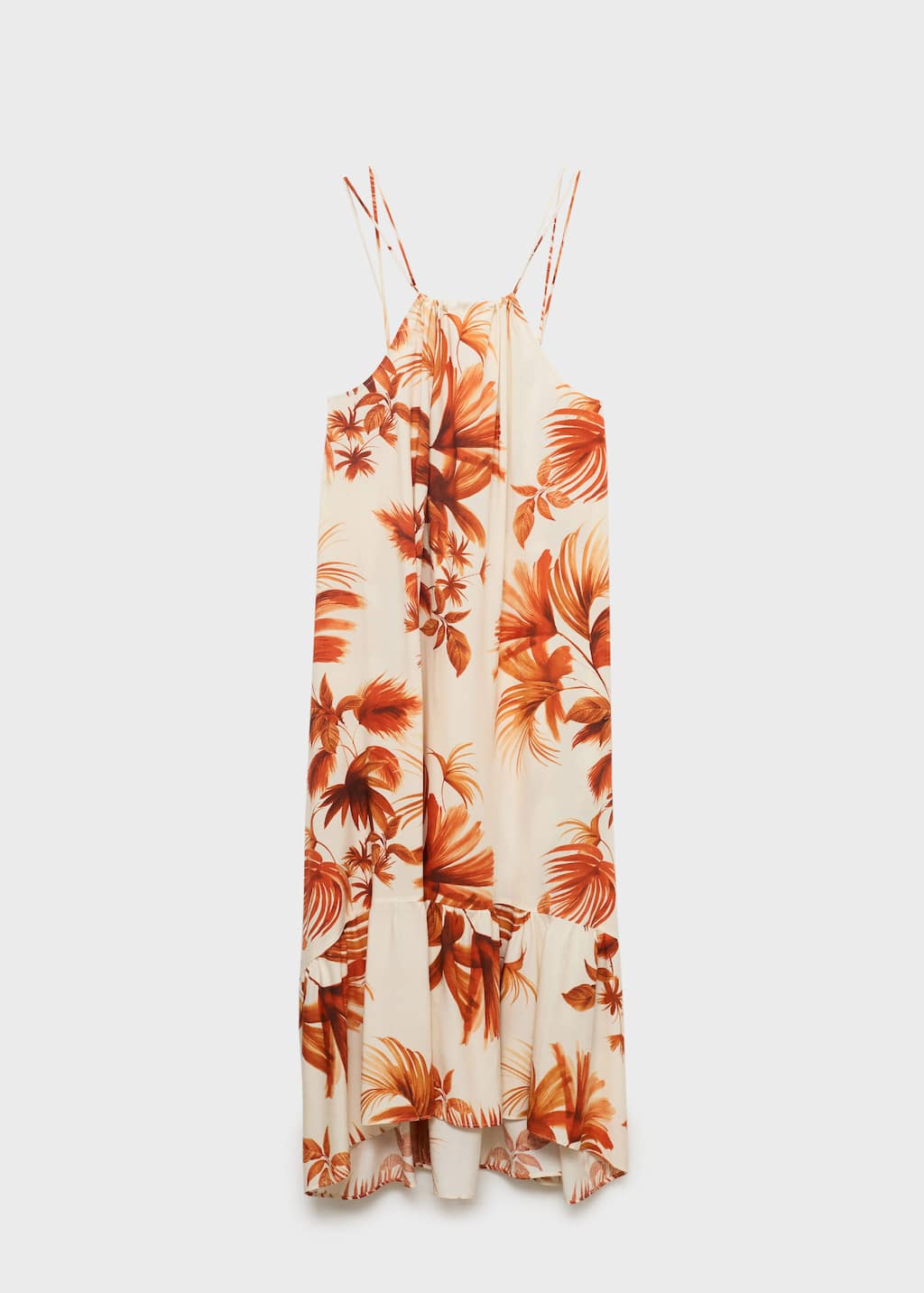 MANGO PALM 17002543-30 MANGO WOMEN DRESS FULL LENGTH