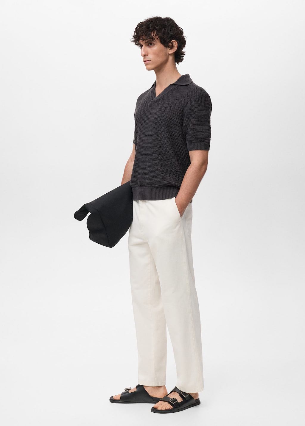 MANGO SPLASH 17002908-95 MANGO MAN POLO SHIRT