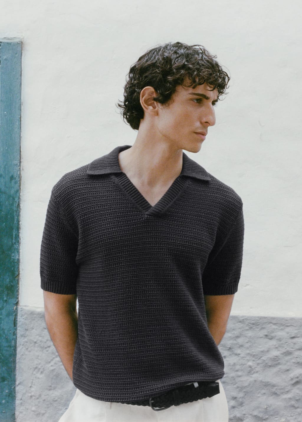 MANGO SPLASH 17002908-95 MANGO MAN POLO SHIRT