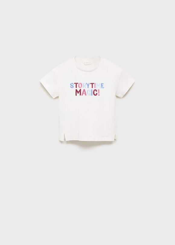 MANGO MAGIC 17003287-02 MANGO KIDS BABY GIRL T-SHIRT SHORT SLEEVE