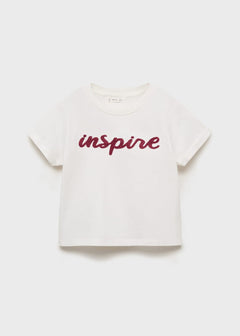 MANGO INSPIRE 17003290-02 MANGO KIDS GIRL T-SHIRT SHORT SLEEVE