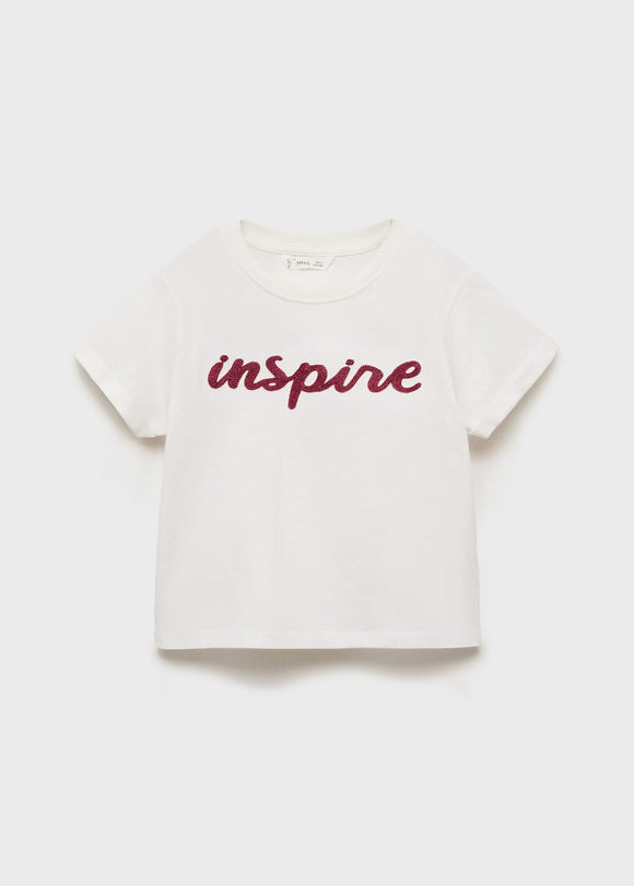 MANGO INSPIRE 17003290-02 MANGO KIDS GIRL T-SHIRT SHORT SLEEVE