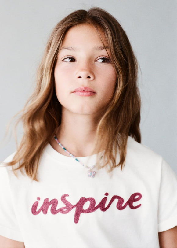 MANGO INSPIRE 17003290-02 MANGO KIDS GIRL T-SHIRT SHORT SLEEVE