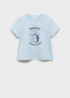 MANGO CEREAL 17003293-50 MANGO KIDS GIRL T-SHIRT SHORT SLEEVE