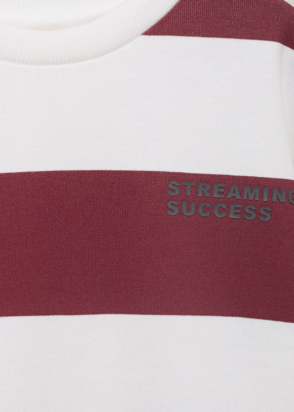 MANGO STRIBLO 17003294-77 MANGO KIDS BOY SWEATSHIRT