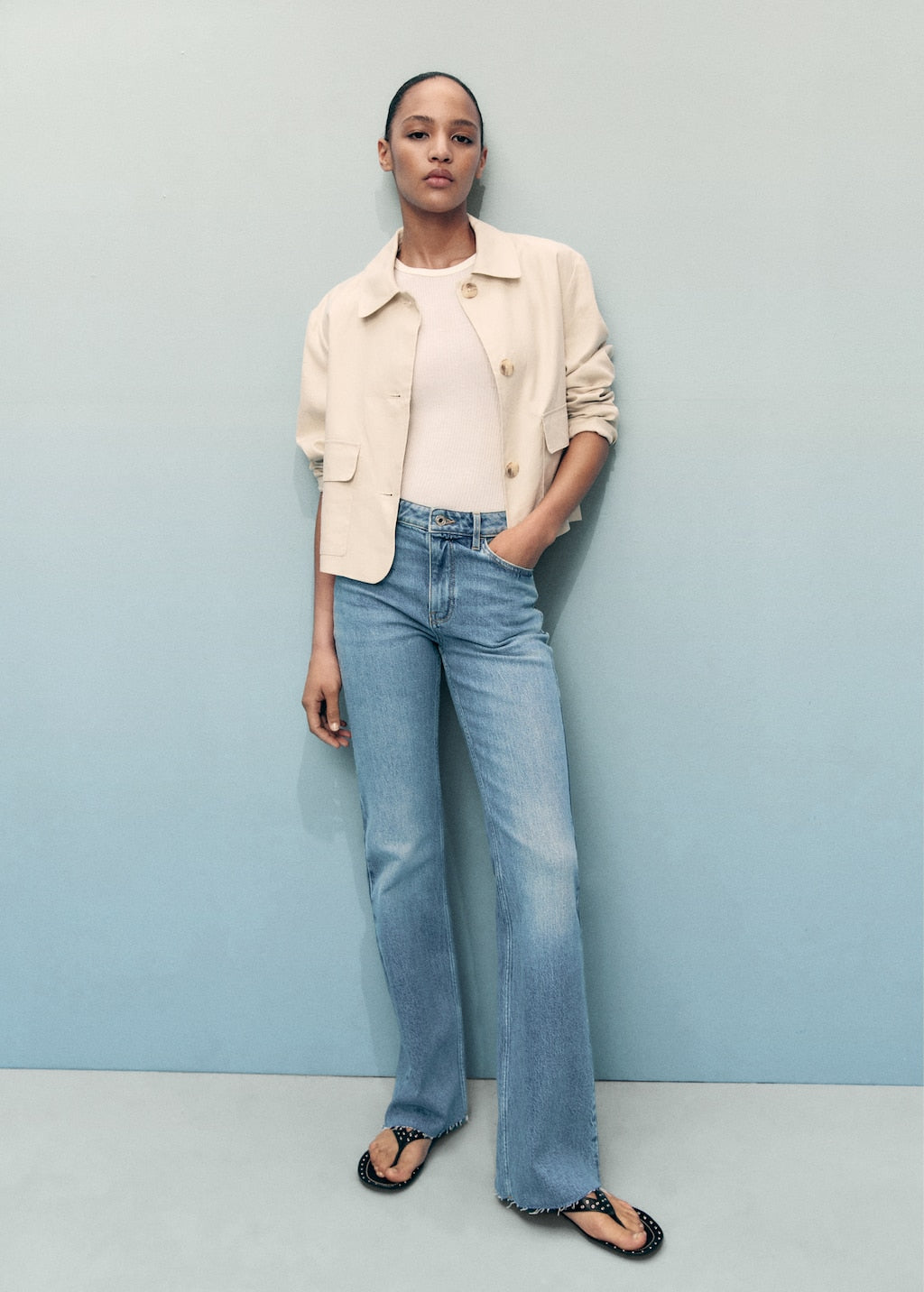 MANGO FIONA 17004102-TM MANGO WOMEN DENIM JEANS