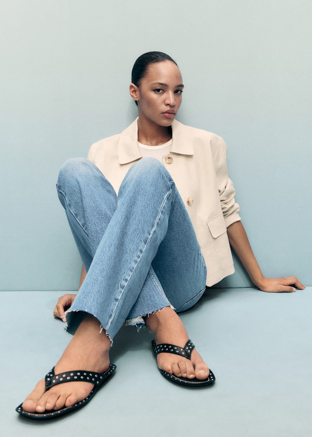 MANGO FIONA 17004102-TM MANGO WOMEN DENIM JEANS