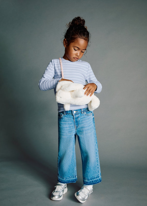 MANGO STRIPES 17004429-52 MANGO KIDS BABY GIRL T-SHIRT LONG SLEEVE