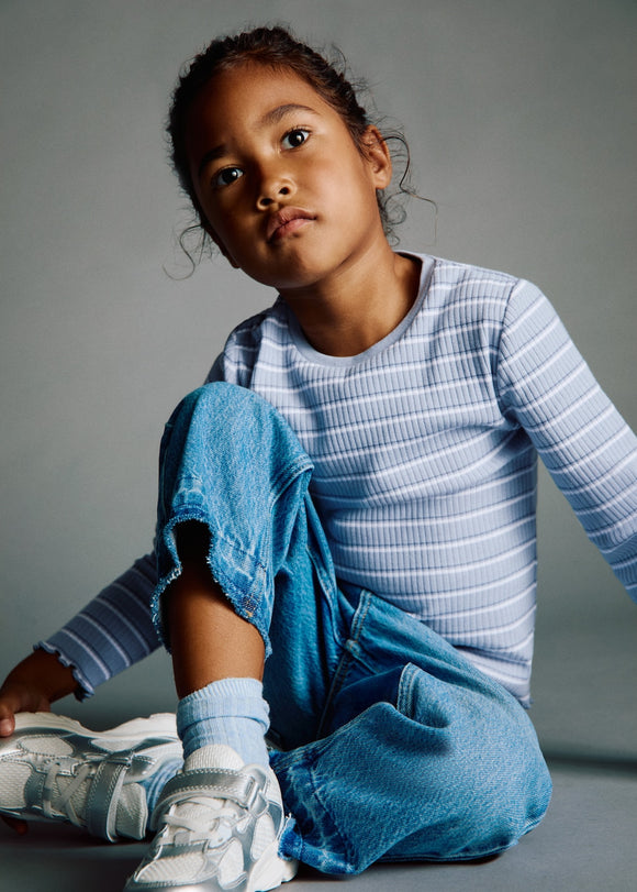 MANGO STRIPES 17004429-52 MANGO KIDS BABY GIRL T-SHIRT LONG SLEEVE