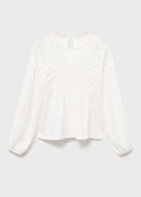 MANGO ENTRE 17005167-02 MANGO KIDS GIRL T-SHIRT LONG SLEEVE-2