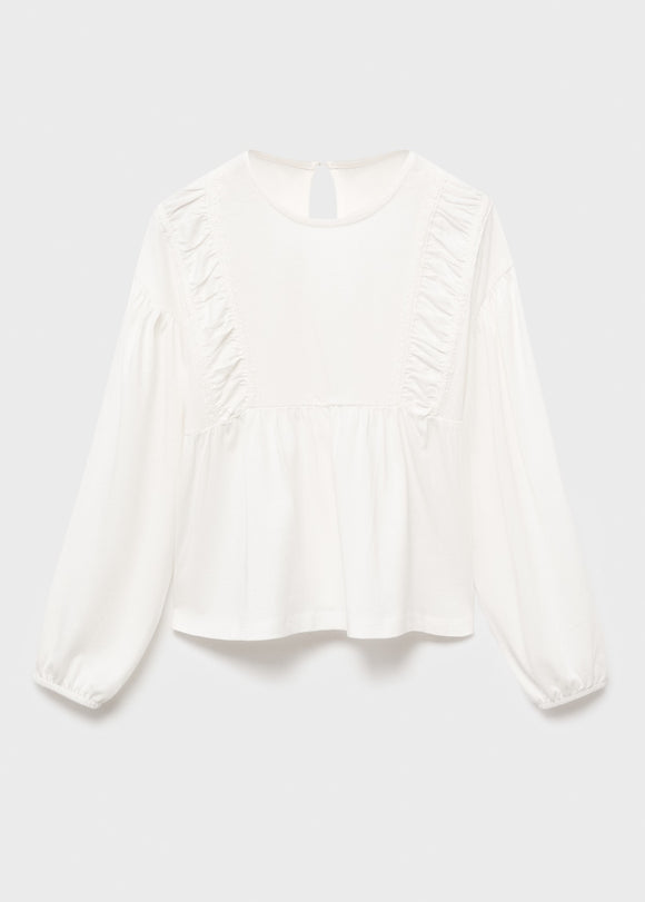 MANGO ENTRE 17005167-02 MANGO KIDS GIRL T-SHIRT LONG SLEEVE