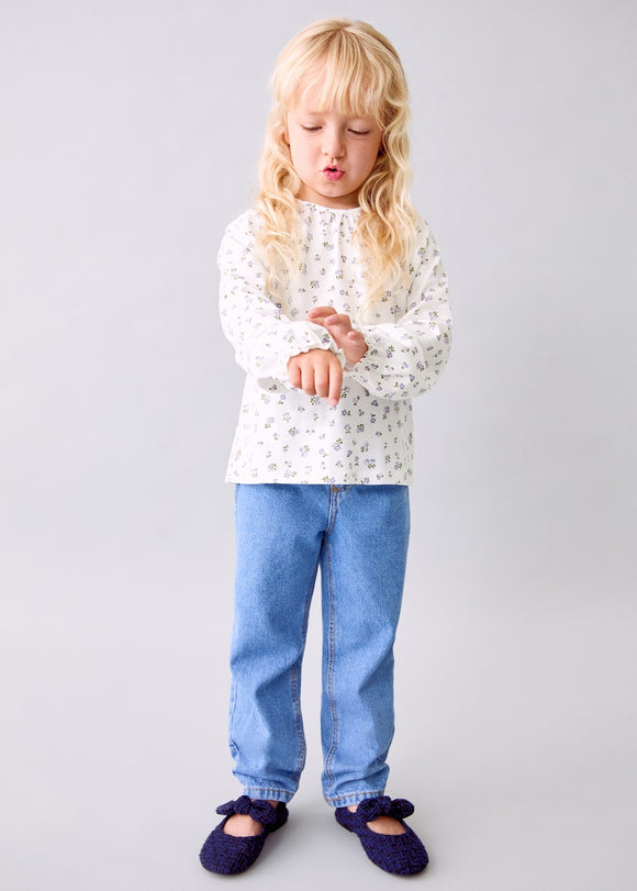 MANGO BOUQUET 17005173-02 MANGO KIDS BABY GIRL T-SHIRT LONG SLEEVE