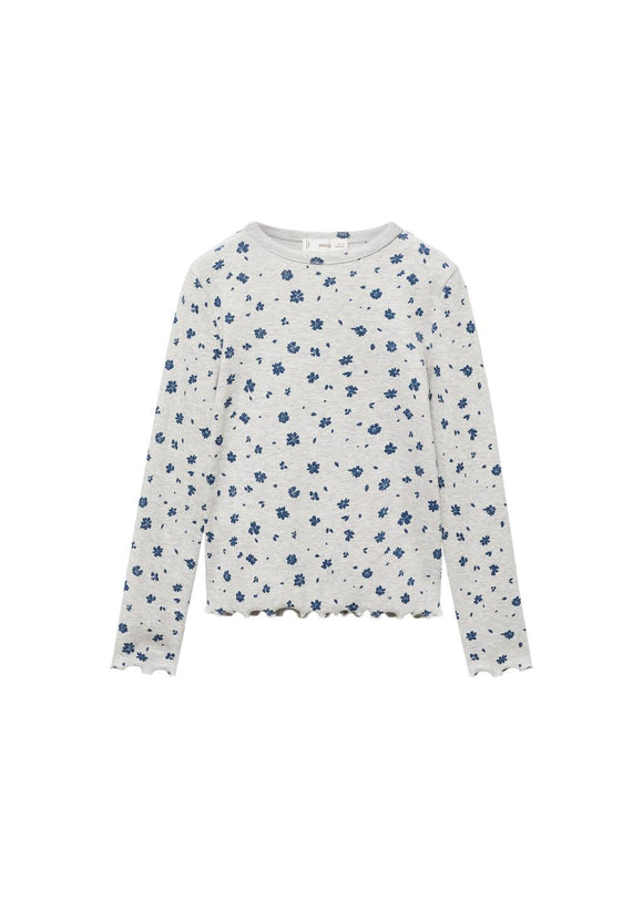 MANGO RIBAOP 17005174-91 MANGO KIDS GIRL T-SHIRT LONG SLEEVE