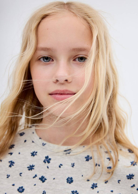 MANGO RIBAOP 17005174-91 MANGO KIDS GIRL T-SHIRT LONG SLEEVE