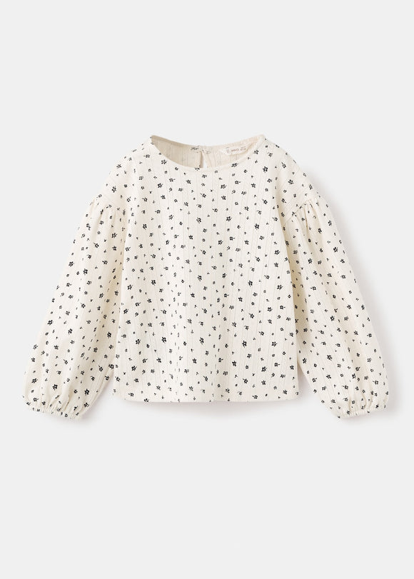 MANGO BLUSI 17005176-02 MANGO KIDS BABY GIRL T-SHIRT LONG SLEEVE