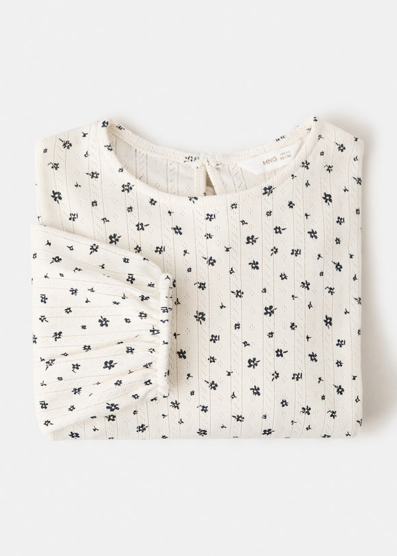 MANGO BLUSI 17005176-02 MANGO KIDS BABY GIRL T-SHIRT LONG SLEEVE