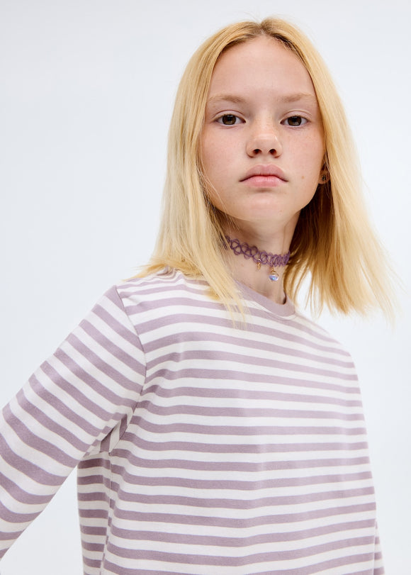 MANGO STRIPES 17005177-68 MANGO KIDS GIRL T-SHIRT LONG SLEEVE