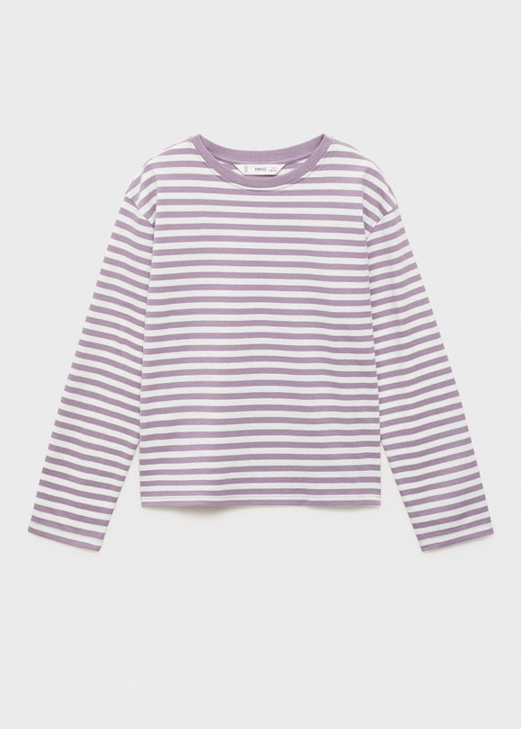 MANGO STRIPES 17005177-68 MANGO KIDS GIRL T-SHIRT LONG SLEEVE