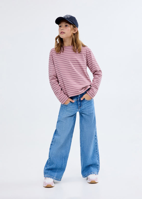 MANGO STRIPES 17005177-85 MANGO KIDS GIRL T-SHIRT LONG SLEEVE