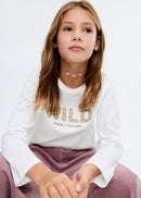 MANGO WILD 17006344-02 MANGO KIDS GIRL T-SHIRT LONG SLEEVE-1