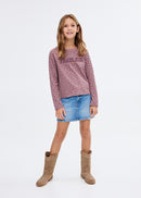 MANGO FEAR 17006345-85 MANGO KIDS GIRL T-SHIRT LONG SLEEVE-1