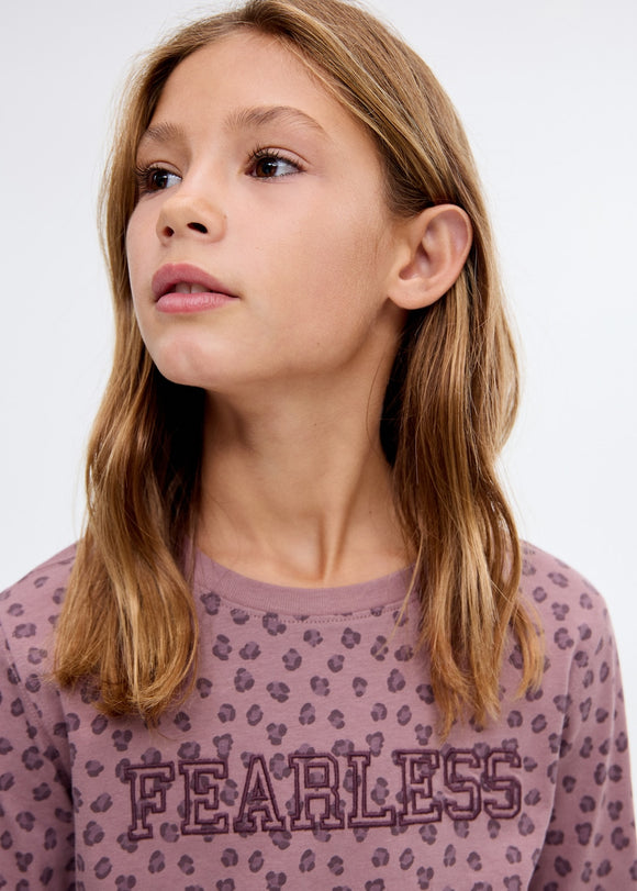 MANGO FEAR 17006345-85 MANGO KIDS GIRL T-SHIRT LONG SLEEVE