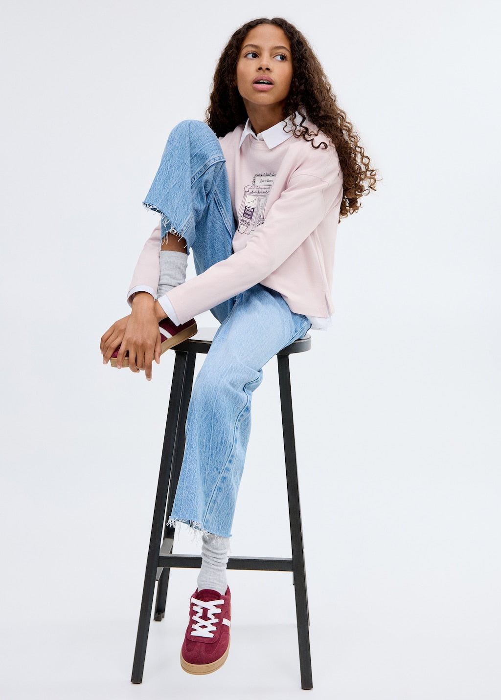 MANGO SHOP 17006346-68 MANGO KIDS GIRL T-SHIRT LONG SLEEVE