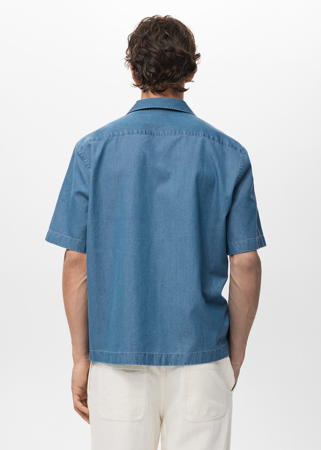 MANGO CHAMBREH-H 17006742-54 MANGO MAN SHIRT SHORT SLEEVE