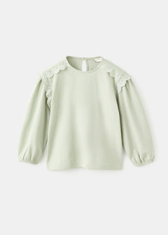 MANGO LACE 17007772-40 MANGO KIDS BABY GIRL T-SHIRT LONG SLEEVE