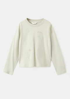 MANGO PATCHI 17007775-40 MANGO KIDS GIRL T-SHIRT LONG SLEEVE