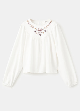 MANGO CAN 17007777-02 MANGO KIDS GIRL T-SHIRT LONG SLEEVE