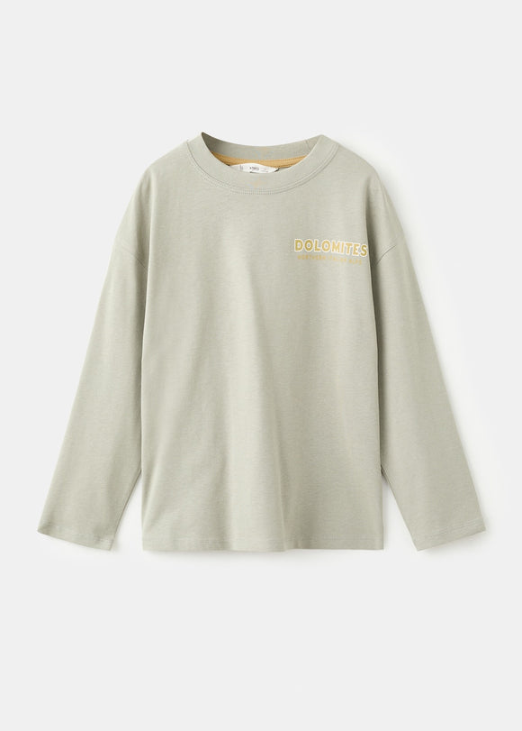 MANGO PUNTO 17007782-48 MANGO KIDS BOY T-SHIRT LONG SLEEVE