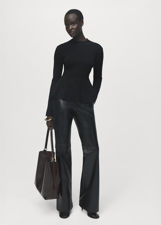 MANGO PEPLUM 17007783-99 MANGO WOMEN SWEATER