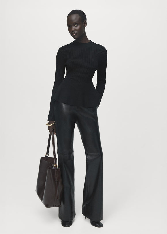 MANGO PEPLUM 17007783-99 MANGO WOMEN SWEATER