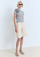 MANGO VIGO-H 17011152-94 MANGO WOMEN T-SHIRT SHORT SLEEVE-2