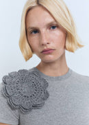 MANGO VIGO-H 17011152-94 MANGO WOMEN T-SHIRT SHORT SLEEVE-4