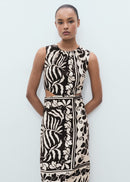 MANGO OLIMPIO 17011166-99 MANGO WOMEN DRESS FULL LENGTH-1