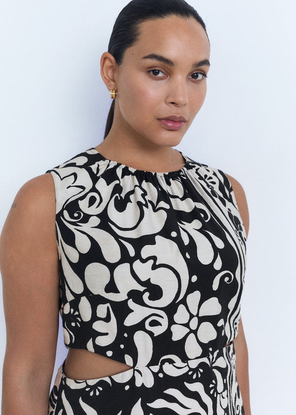 MANGO OLIMPIO 17011166-99 MANGO WOMEN DRESS FULL LENGTH