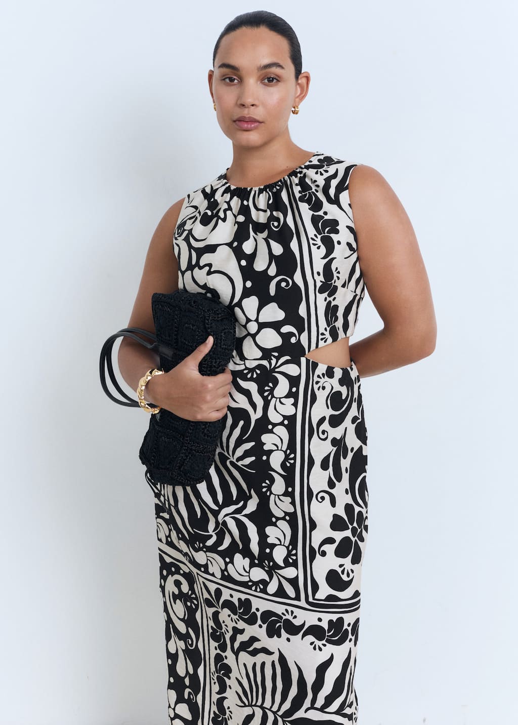 MANGO OLIMPIO 17011166-99 MANGO WOMEN DRESS FULL LENGTH